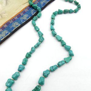 Vintage Chinese sterling silver clasp & turquoise